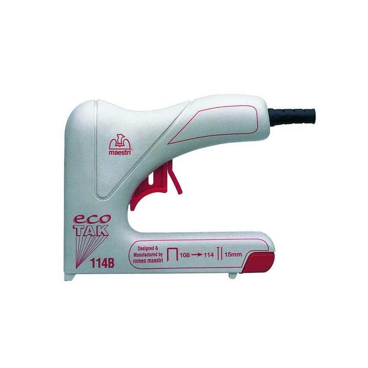 Ro-Ma ECOTAK 114/B elektromos tűzőgép, technopolimer, 0,83 kg, 220-240V, 2,5 m kábel