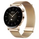 Curea metalica compatibila cu Huawei Watch GT2 42mm, GT3 42mm, GT3 Pro 43mm, bratara inox, auriu rose, 20mm