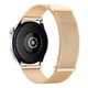 Curea metalica compatibila cu Huawei Watch GT2 42mm, GT3 42mm, GT3 Pro 43mm, bratara inox, auriu rose, 20mm