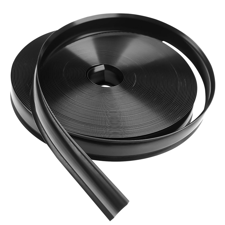 Защитна лента за кола, Hggzeg, 22,9 м, Водоустойчива, UV защита, Устойчива на високи и ниски температури, Красива и издръжлива конструкция, Модификация на автомобила, Лесна за инсталиране, За кемпер, ремарке, PVC, Черен