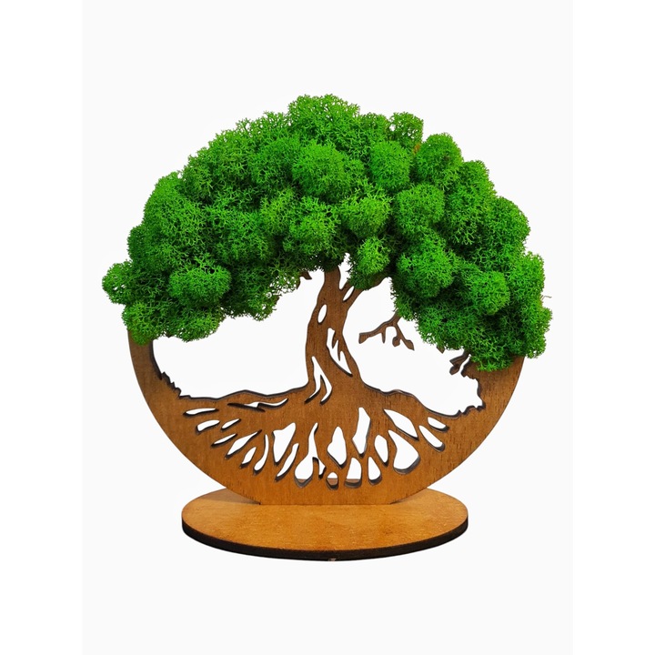 Tablou Copacul Vietii cu suport si licheni stabilizati