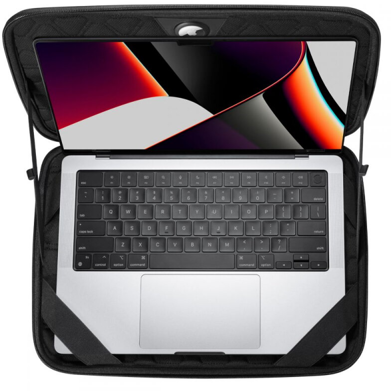 Husa pentru Laptop 13-14" - Spigen Rugged Armor Pro Pouch - Black