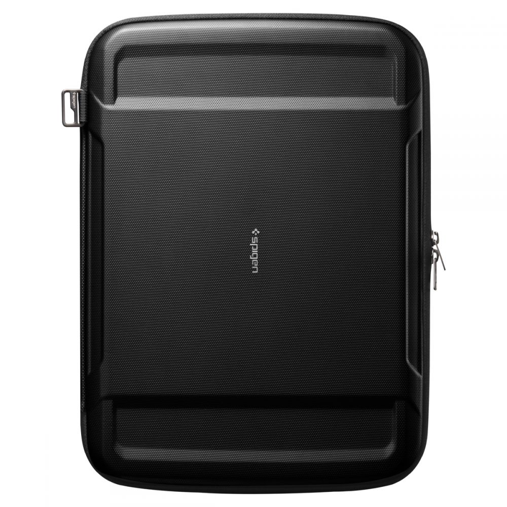 Geanta laptop Spigen Rugged Armor Pro, neagra, pentru MacBook Pro 14" M2 2023/M1 2021