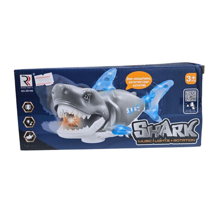 Rechin electric 25 cm cu umini si sunet, functie balans