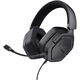 Trust GXT492 CARUS vezetékes gaming fejhallgató, 50mm meghajtó, Levehető mikrofon, PC, PS4/PS5/Xbox kompatibilis, 1.2m kábel, Fekete