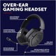 Trust GXT492 CARUS vezetékes gaming fejhallgató, 50mm meghajtó, Levehető mikrofon, PC, PS4/PS5/Xbox kompatibilis, 1.2m kábel, Fekete