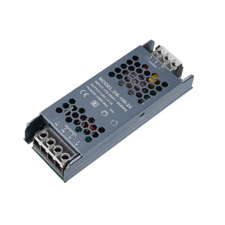 Sursa de Alimentare Premium, 24V, 4.1A, Putere 100W, ElectroAZ