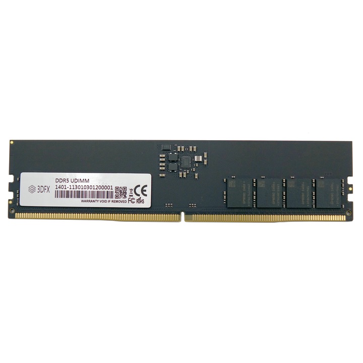 3DFX памет DDR5 UDIMM 8GB 5600MHz CL46 Desktop RAM – Високоефективен модул памет