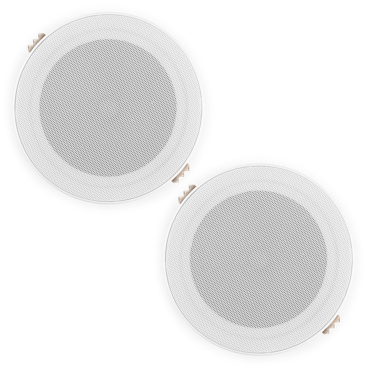 Комплект от 2 високоговорителя за таван, IPX5, 5", 80W, Power Dynamics MSLP50