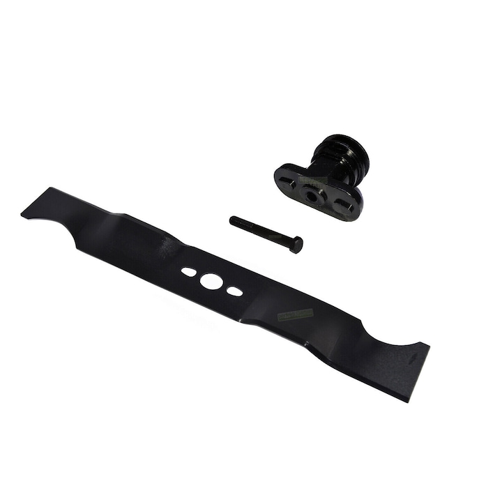 Lama de tuns iarba 46 CM + suport pentru cutite + surub pentru masina de tuns iarba Scheppach cu antrenare