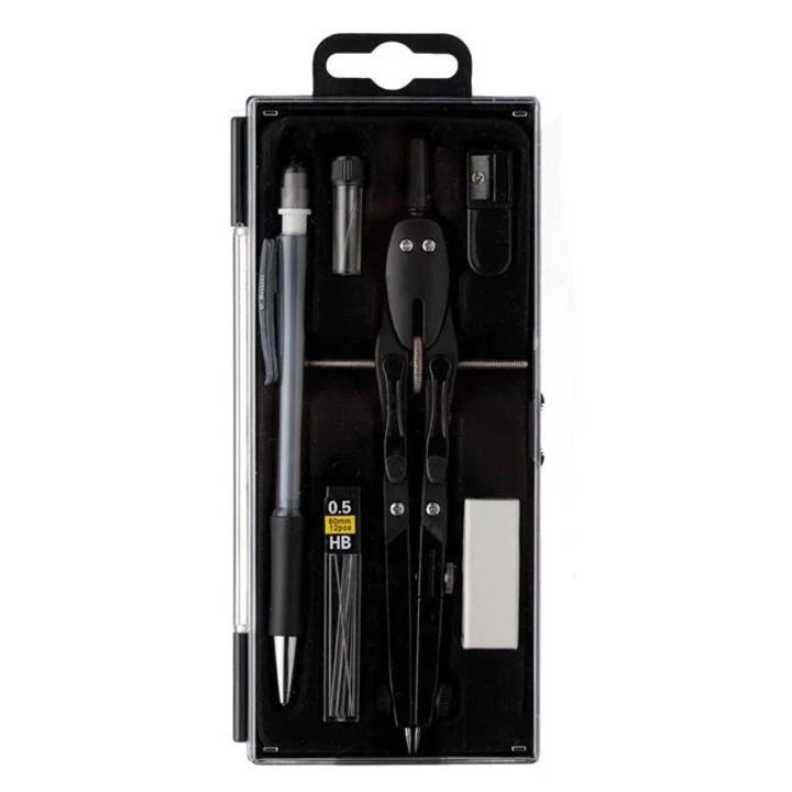 Nyland® iránytű készlet fém kerékkel és mechanikus ceruzával - 6 részes