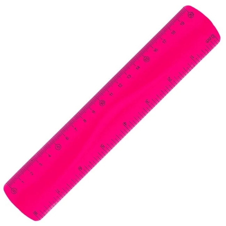 Nyland® flexibilis fukszia vonalzó 20cm