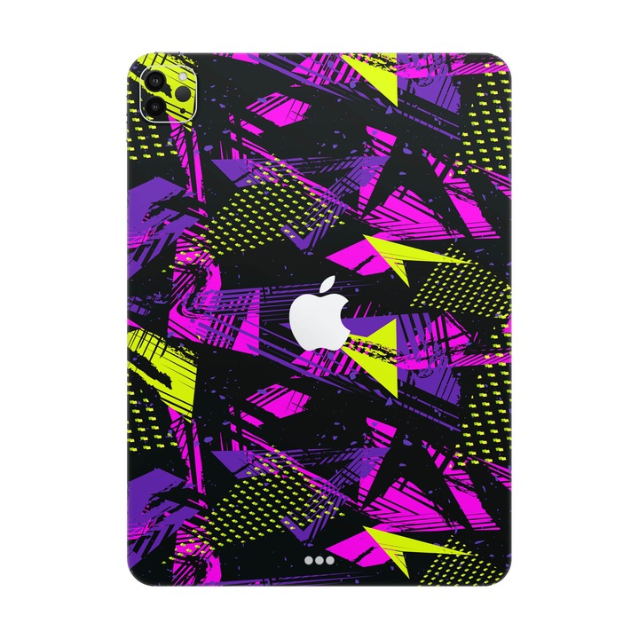 Folie de protectie pentru iPad Pro 12.9" (5th Gen), Colectia Signature, Skin Spate cu laterale unite, Urban Graffiti
