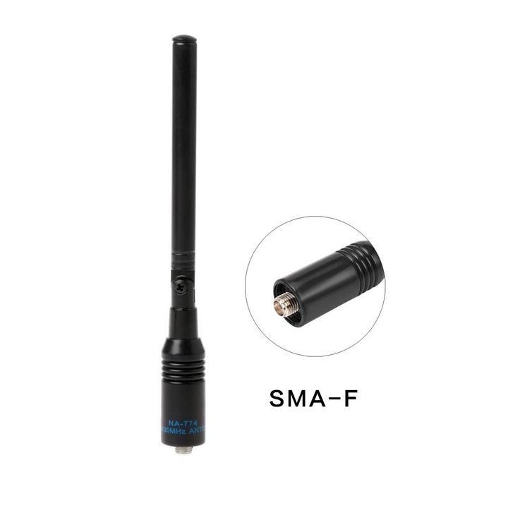 THK NA-774 SMA-F teleszkópos antenna, női kétsávos VHF/UHF rádióállomásokhoz Quansheng, Kenwood, Puxing, Baofeng, HYT, TYT, Linton, Weirwei, Wouxun