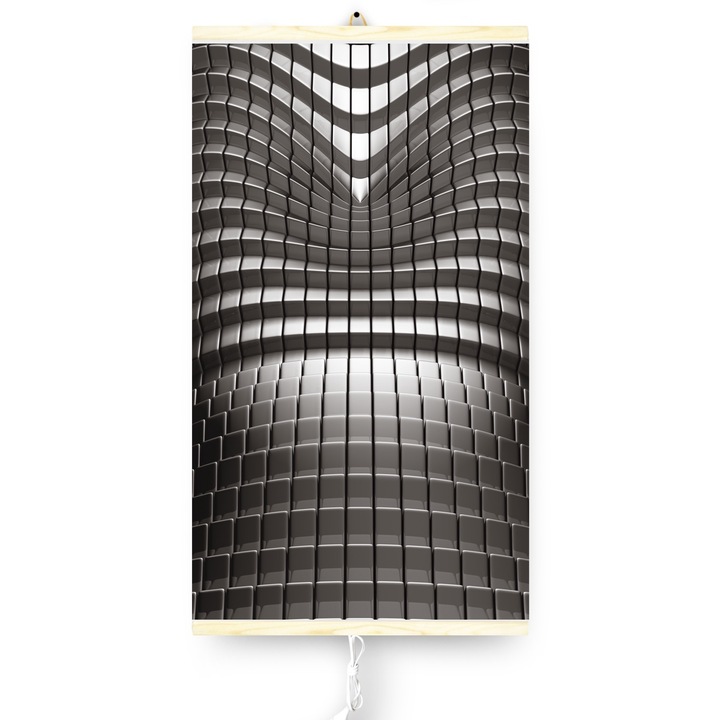 Warmcoin infravörös sugárzó panel, absztrakt modell, 420 W, 230V