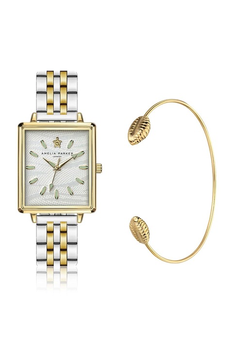 Amelia Parker, Часовник Desert и гривна, Сребрист, Златист