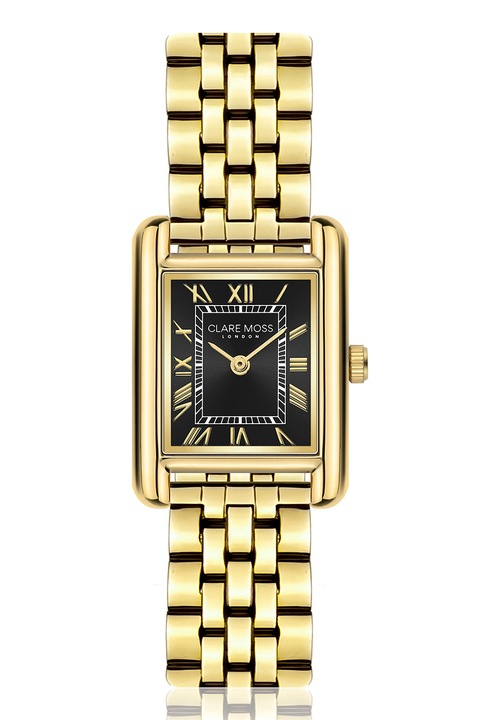 Clare Moss, Kvarc karóra hálós cserélhető szíjakkal, Aranyszín