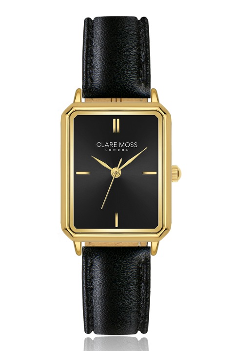 Clare Moss, Bőrszíjas karóra, Fekete