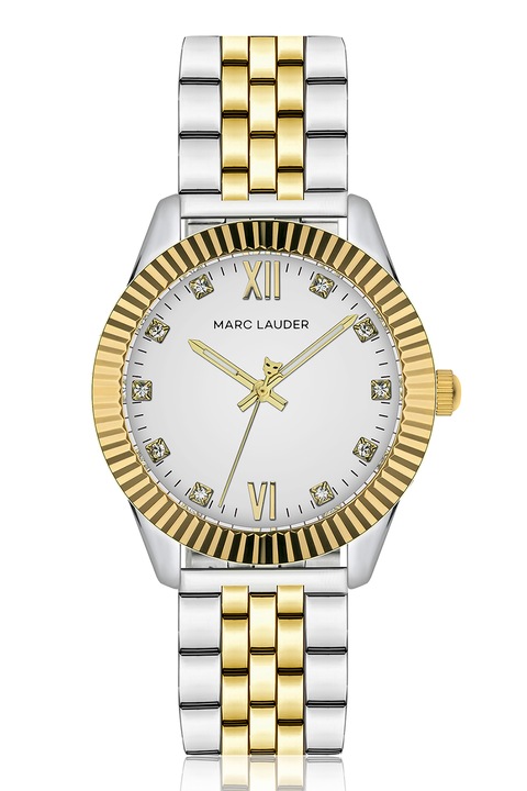 Marc Lauder, Двуцветен часовник, Сребрист, Златист