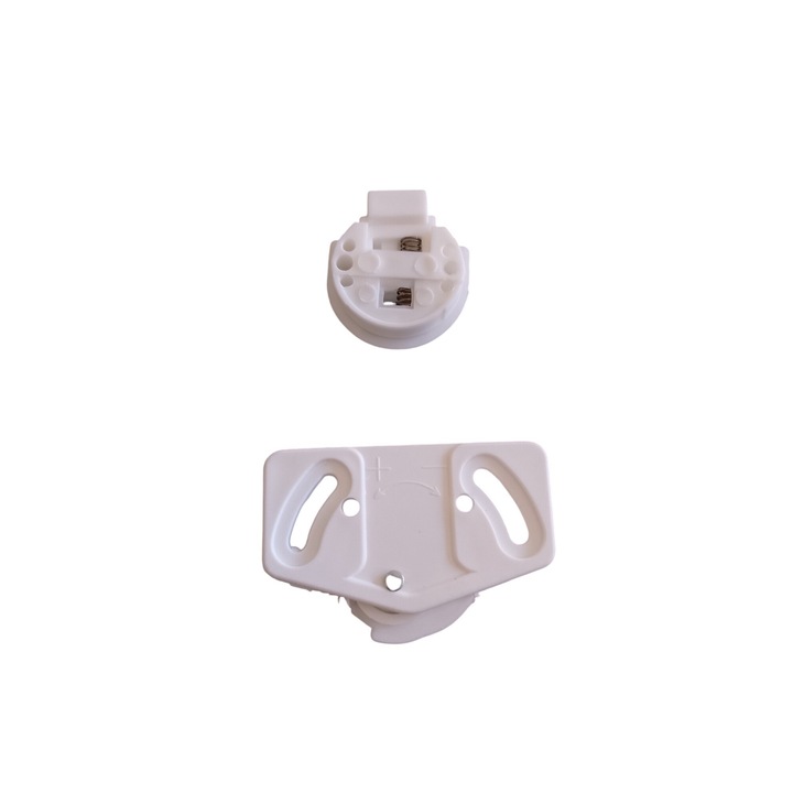 Плъзгаща врата горен водач + долна ролка бяла