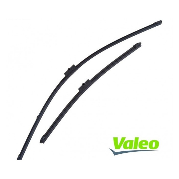 Set 2 stergatoare Valeo Ford Focus Iii Turnier din 2010-2020 si 4 stickere auto Ford