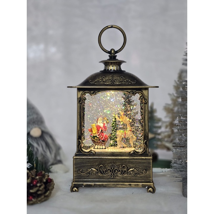 Lampa de Craciun - Santa is coming