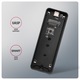 Axagon (EEM2-20G) külső USB-C 20Gbps ház M.2 NVMe & SATA SSD-khez, M.2 2230, M.2 2242, M.2 2260, M.2 2280 támogatás, feketefémtok, szilikon gyűrűvel