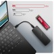 Axagon (EEM2-20G) külső USB-C 20Gbps ház M.2 NVMe & SATA SSD-khez, M.2 2230, M.2 2242, M.2 2260, M.2 2280 támogatás, feketefémtok, szilikon gyűrűvel