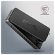 Axagon (EEM2-20G) külső USB-C 20Gbps ház M.2 NVMe & SATA SSD-khez, M.2 2230, M.2 2242, M.2 2260, M.2 2280 támogatás, feketefémtok, szilikon gyűrűvel