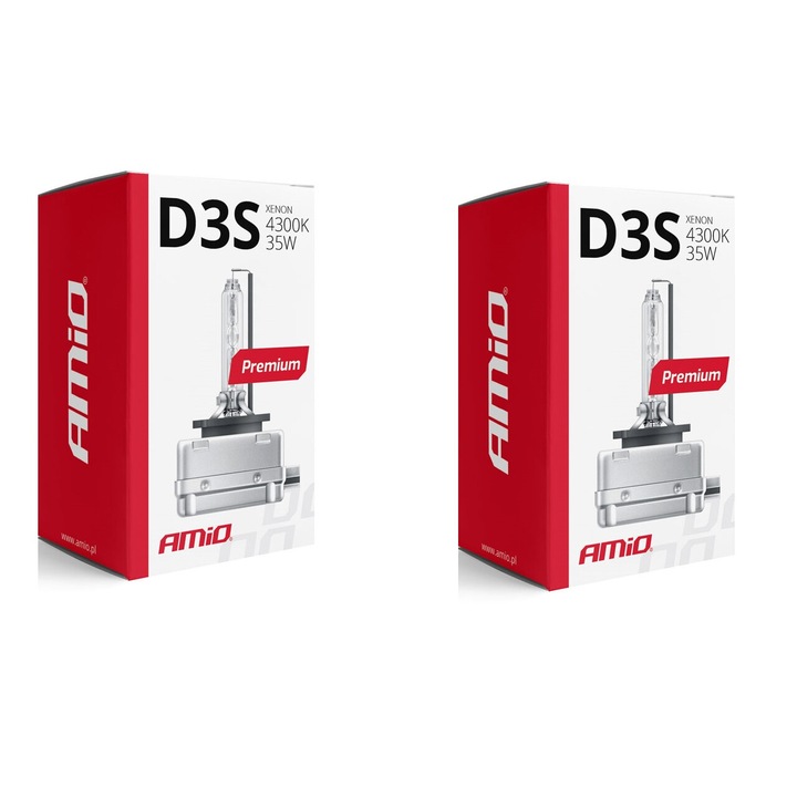 Set 2 becuri xenon D3S PREMIUM 12V 35W 4300K