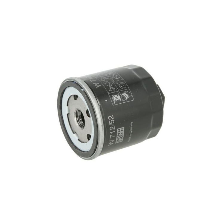 Filtru de ulei MANN-FILTER Seat Altea, Altea Xl, Arosa, Cordoba, Cordoba Vario, Ibiza II, Ibiza III, Ibiza IV, Ibiza IV Sc, Ibiza IV St, Inca, Leon, Toledo II, Toledo III W 712/52
