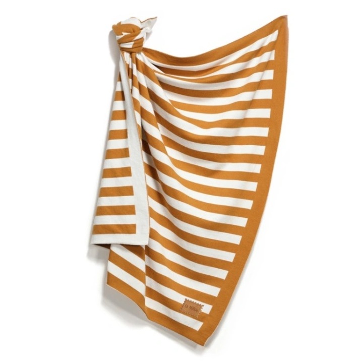 Памучно одеяло, 80Х100 см, 100% памук, Оранжев