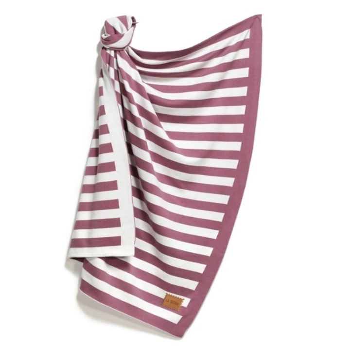 Памучно одеяло, 80х100 см, 100% памук, Лилав