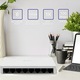 Switch, Qoltec, 52246, 8 x RJ45 port, 100 Mbps, Fast Ethernet, LAN, szürke/fekete