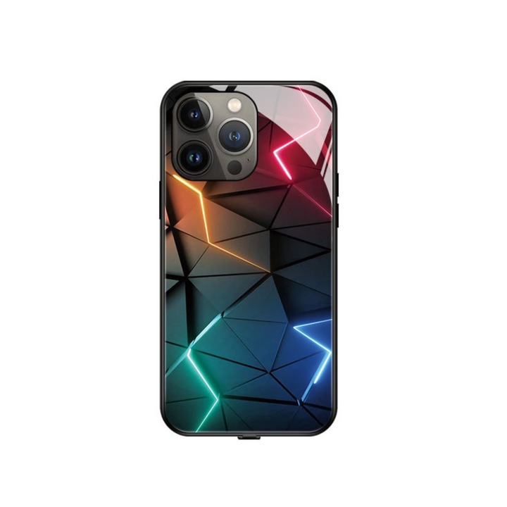 Világító telefontok, amely kompatibilis az iPhone 14 Pro telefonnal, hanggal aktiválódik, ellenáll a karcoknak, pornak, ütéseknek és víznek