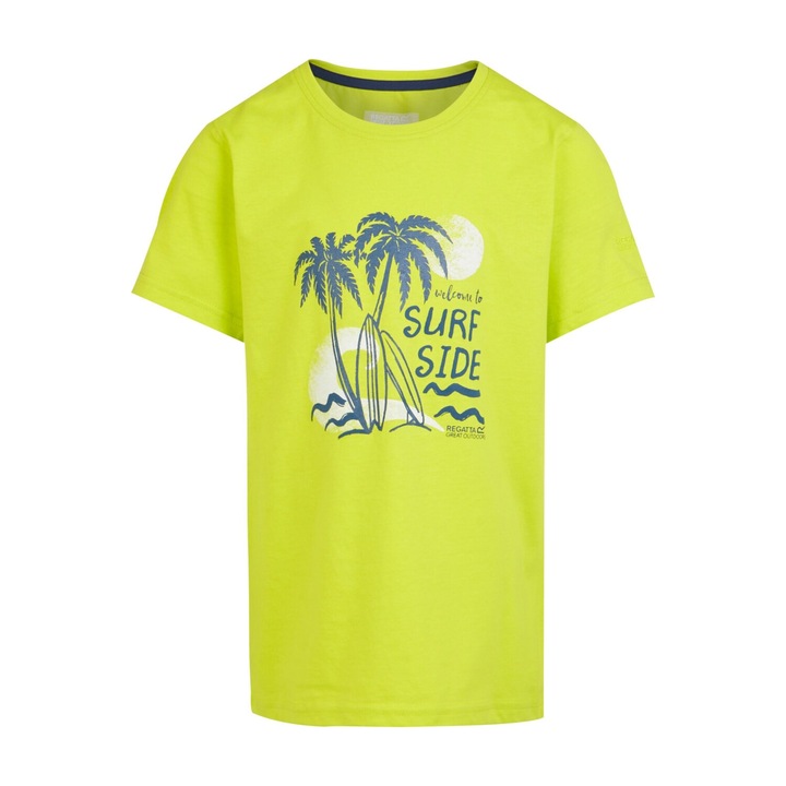 Regatta Bosley VII Kids póló, Citron Lime, Sárga