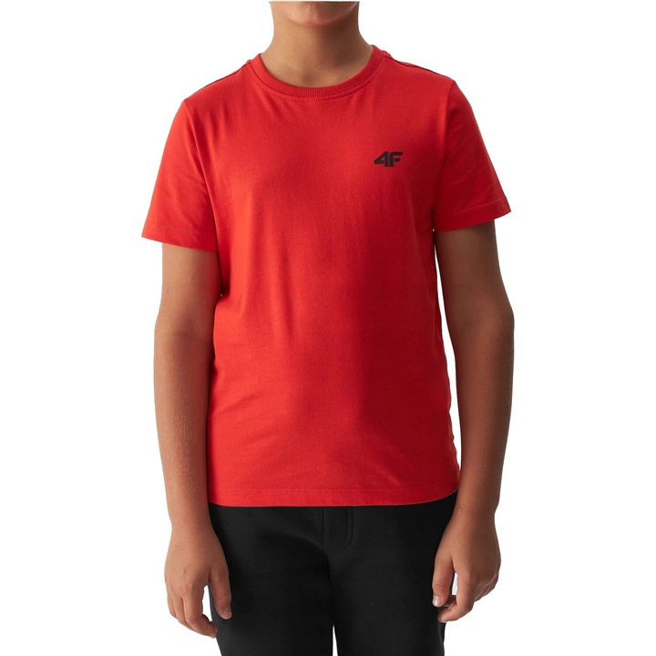 4F Boys póló, piros, Piros