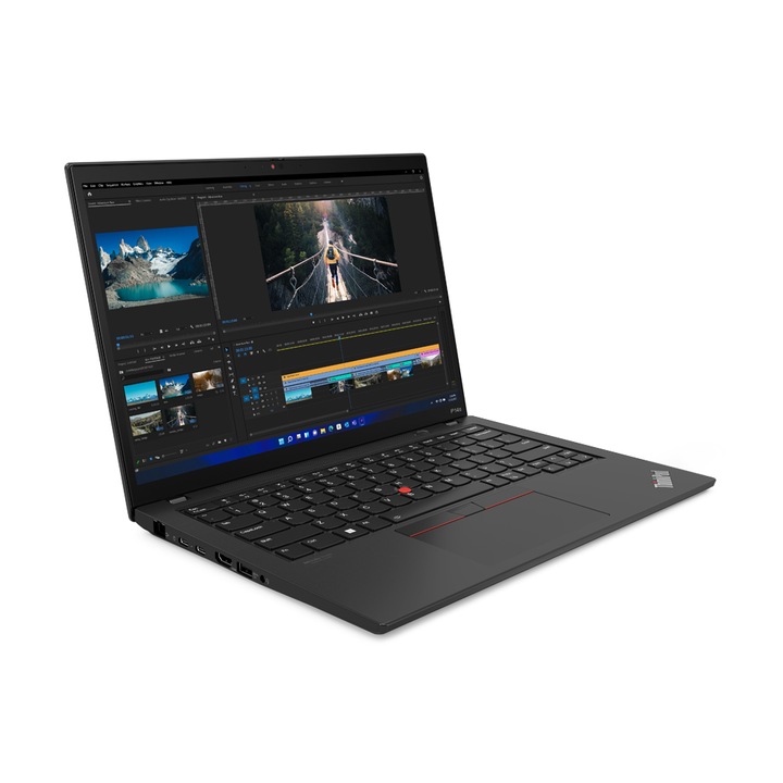 Laptop Lenovo ThinkPad P14s Gen 4 (Intel), 14" WUXGA 1920x1200 IPS 300nits, Intel Core i7-1360P 12-core, 32 GB DDR5, 256 GB SSD m2 PCIe, NVIDIA RTX A500 4GB GDDR6, Windows 11 Pro, Aluminium Case 1.34kg Black