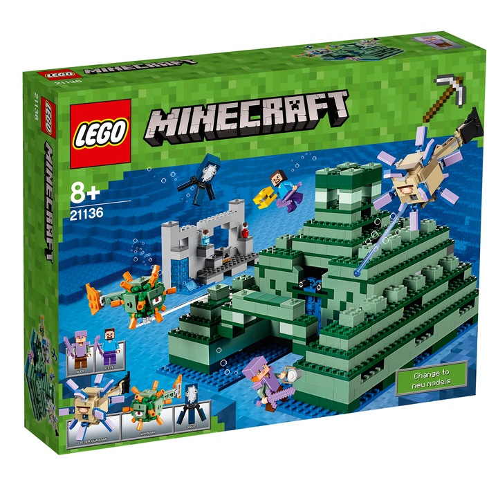 LEGO® Minecraft Паметникът на ocean 21136