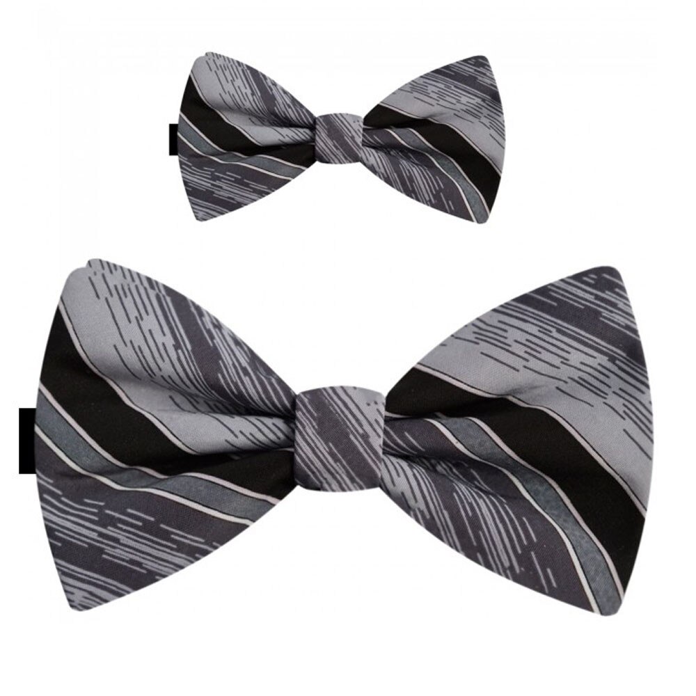 Papioane tata fiu, gri otel, dungi negre diverse dimensiuni