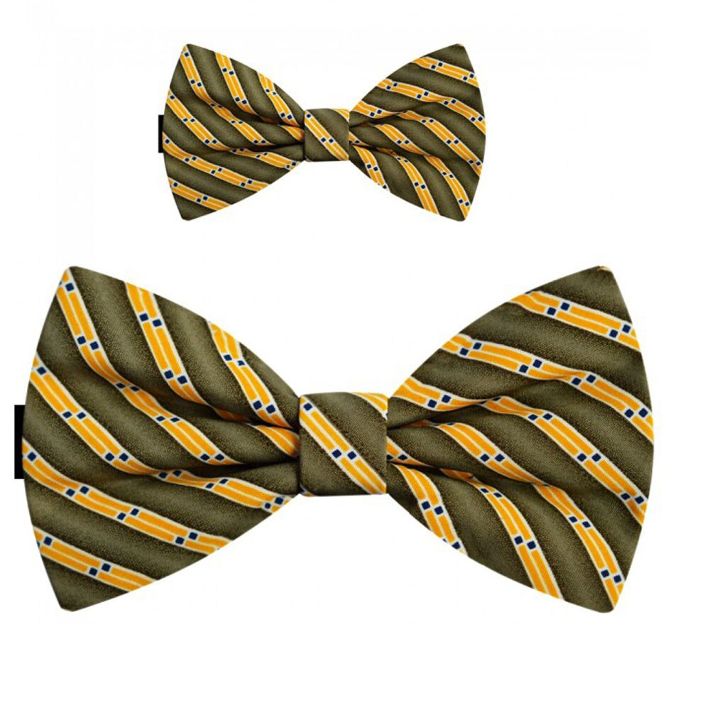 Papioane tata fiu, verde gri, dungi galbene