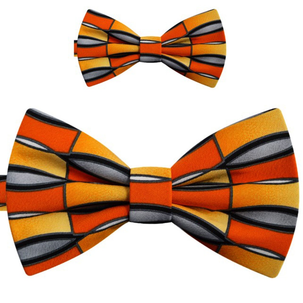 Papioane tata fiu, multicolor, imprimeu abstract