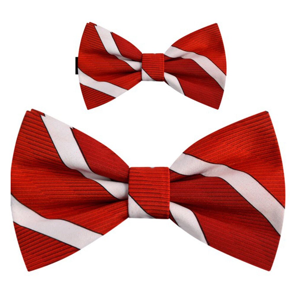 Papioane tata fiu, rosu Vermillon, model dungi albe