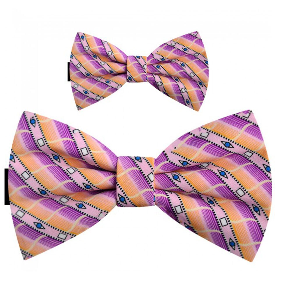 Papioane tata fiu, colorat, model contrastant abstract