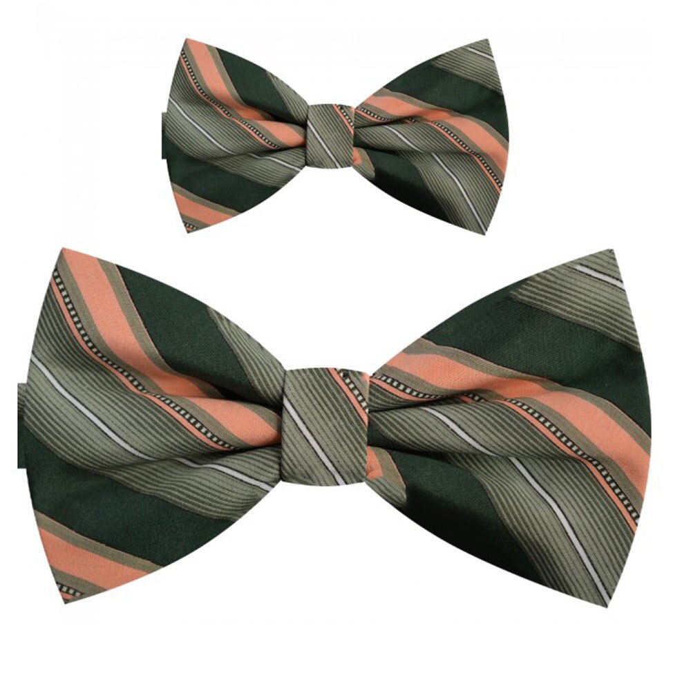 Papioane tata fiu, verde imperial, model dungi roz ceai