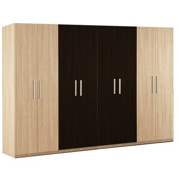 Sifonier Mondo 8U, Bardolino/Wenge, 220x320x50 cm Sifonier Mondo 8U, Bardolino/Wenge, 220x320x50 cm