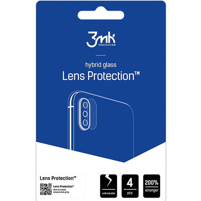 4x sticla pentru camera 3mk Lens Protection compatibil cu Motorola Edge 50 Fusion, transparent