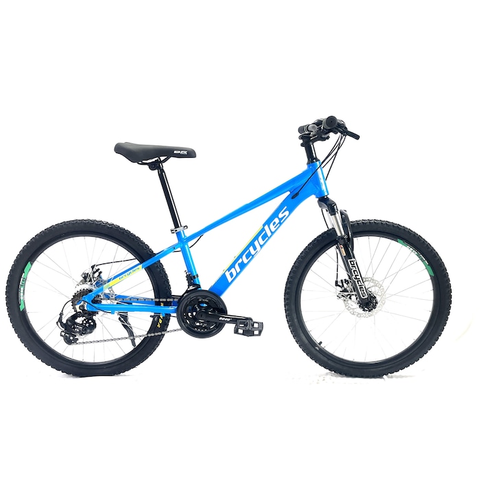 Bicicleta MTB 26″ BR Tornado, cadru Aluminiu, 21 viteze, cu Shimano Albastru