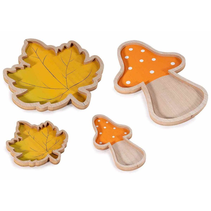 Set 4 tavi decorative lemn 23.5x35 cm, 12x23.5 cm