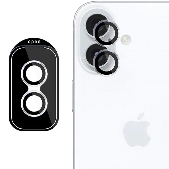 3mk Lens Protection Pro üveg kameravédő iPhone 16 / 16 Plus-hoz, átlátszó